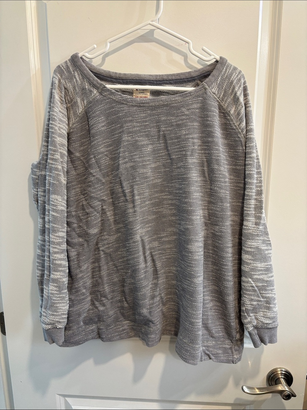 Champion / grey marled crew neck sweater